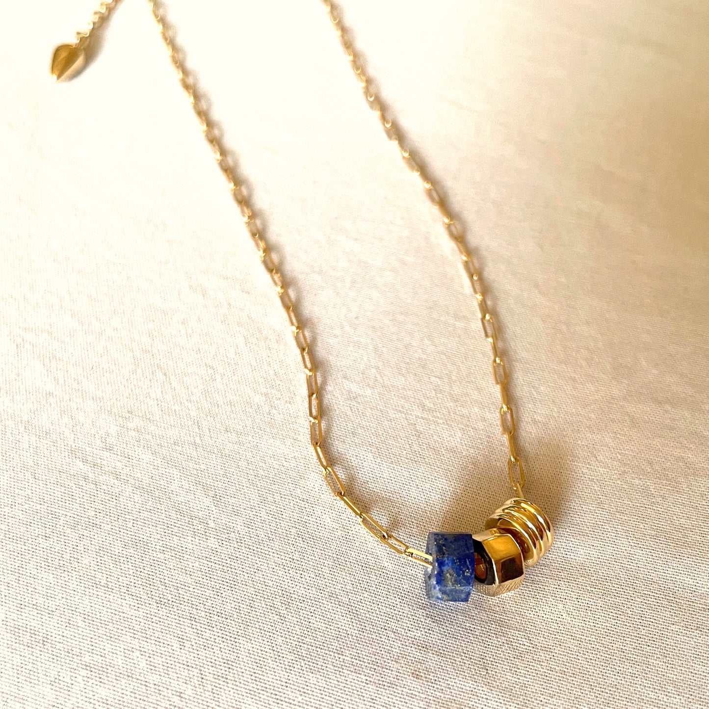 Manako Lapis Lazuli Bead Necklace