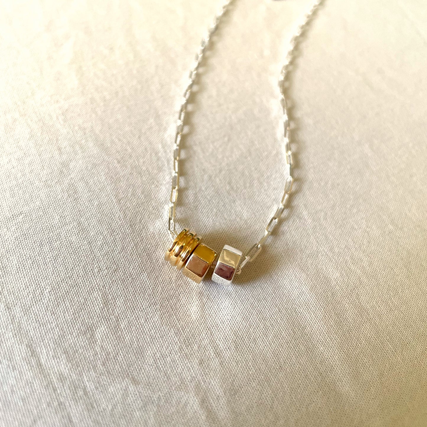 Manako Mixed Metal Bead Necklace