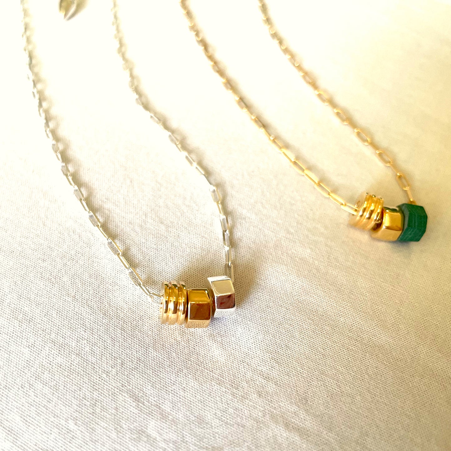 Manako Malachite Bead Necklace