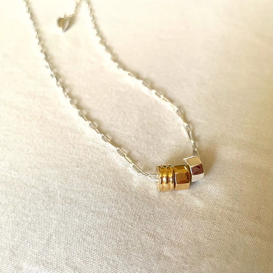 Manako Mixed Metal Bead Necklace