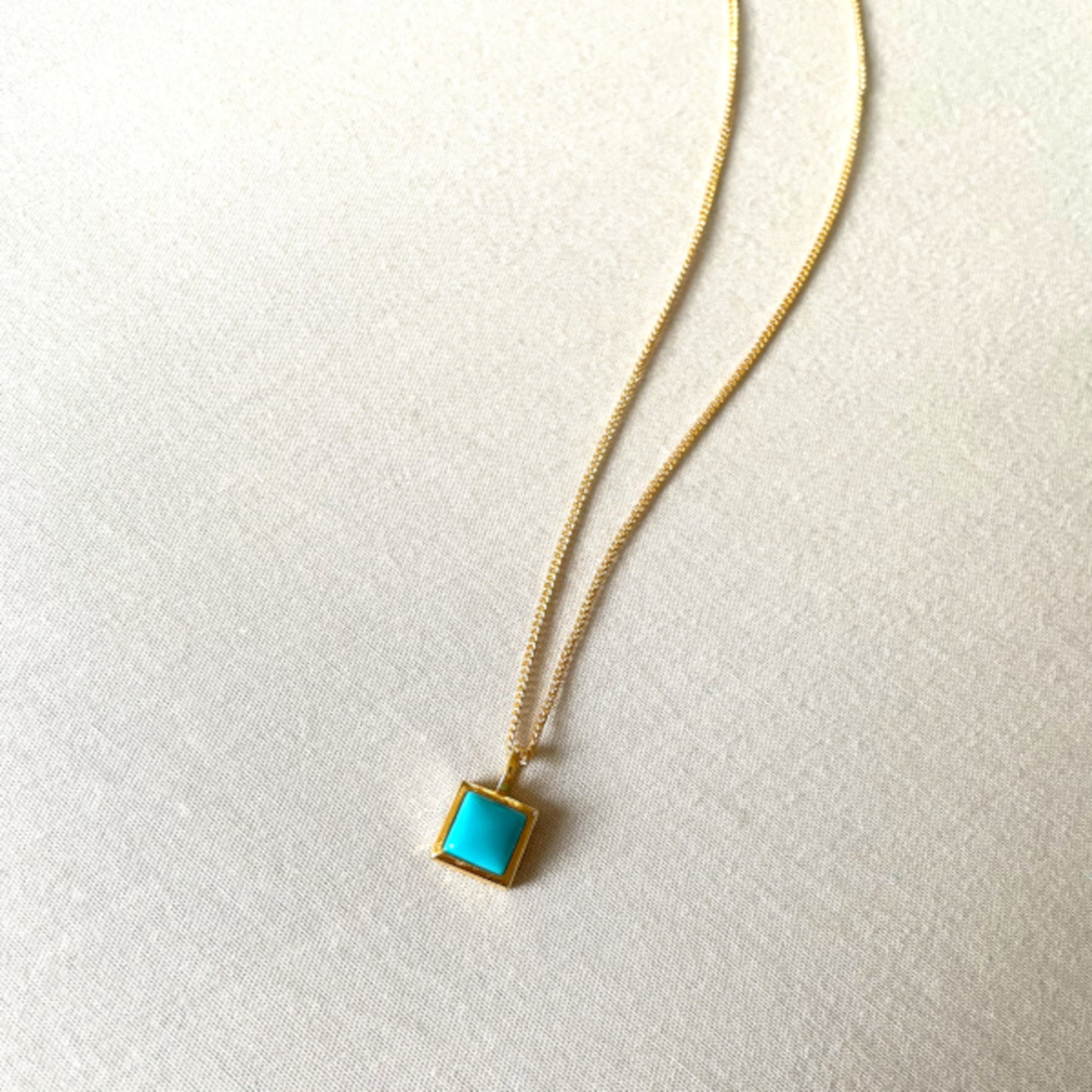 Turquoise Gold Necklace, Crystal gemstone necklace, Gold Plated on 925 Sterling Silver, handmade necklace, Turquoise necklace, Unique Gift, turquoise, gemstones, gold studs, Crystal, Christmas gift ideas, small business, london, dainty necklace