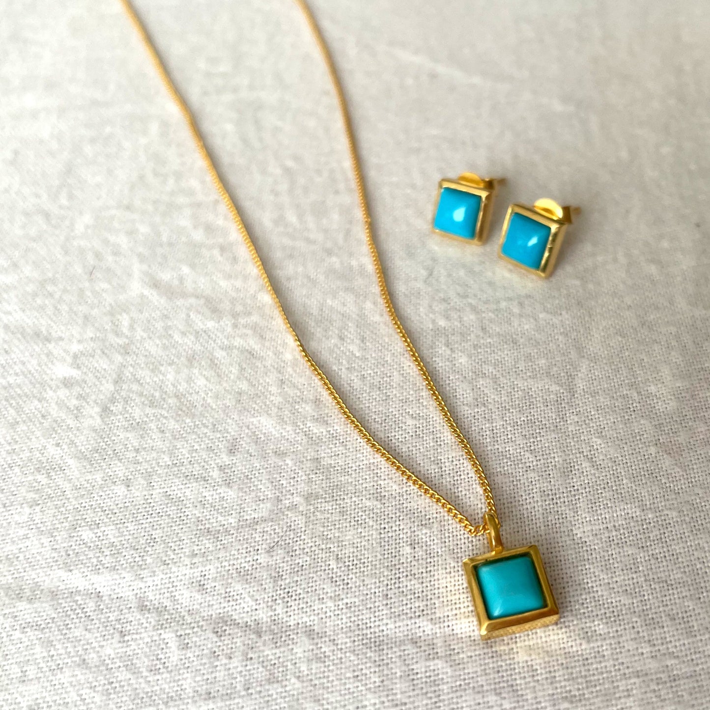 Shikaku Square Turquoise Gift Set