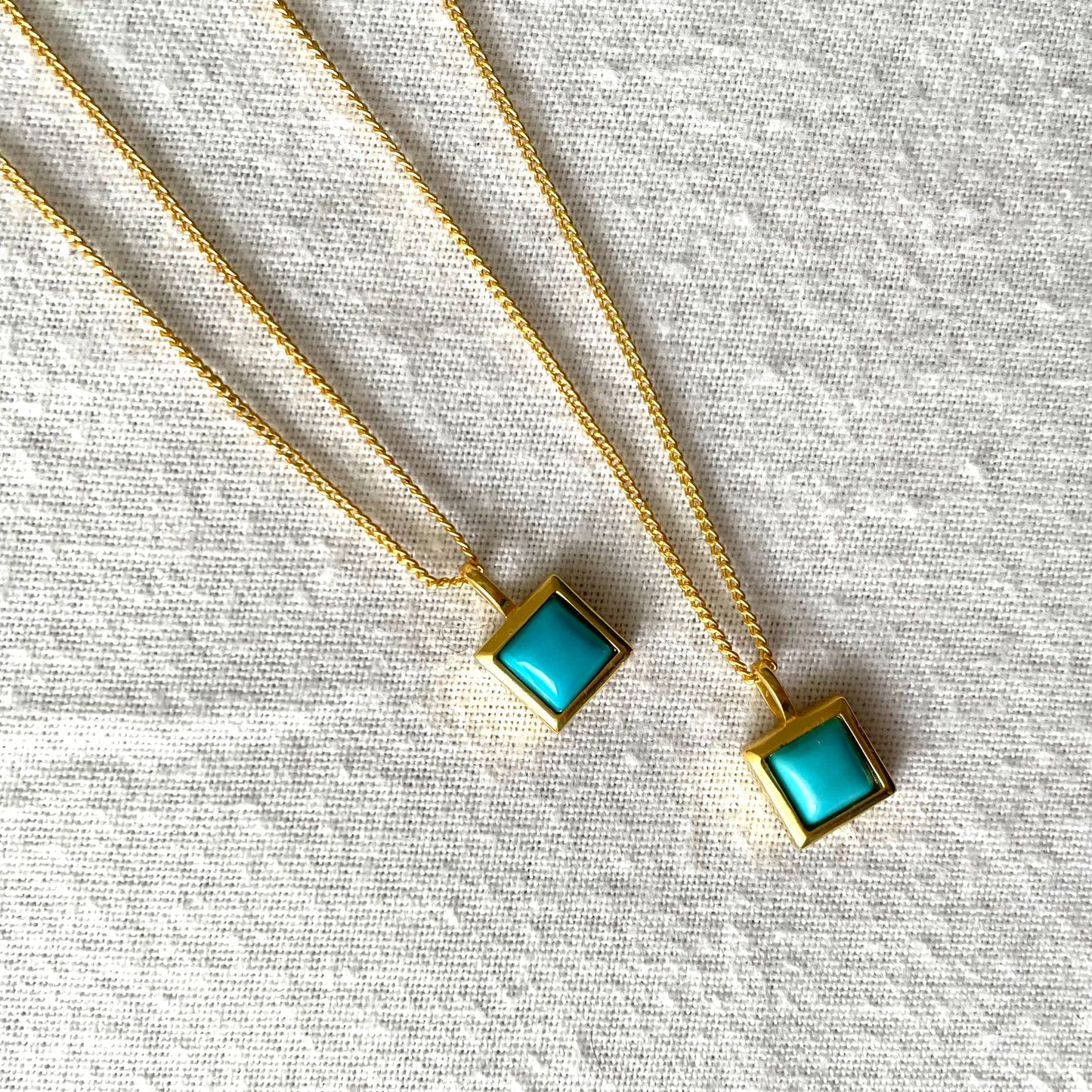 Turquoise Gold Necklace, Crystal gemstone necklace, Gold Plated on 925 Sterling Silver, handmade necklace, Turquoise necklace, Unique Gift, turquoise, gemstones, gold studs, Crystal, Christmas gift ideas, small business, london, dainty necklace