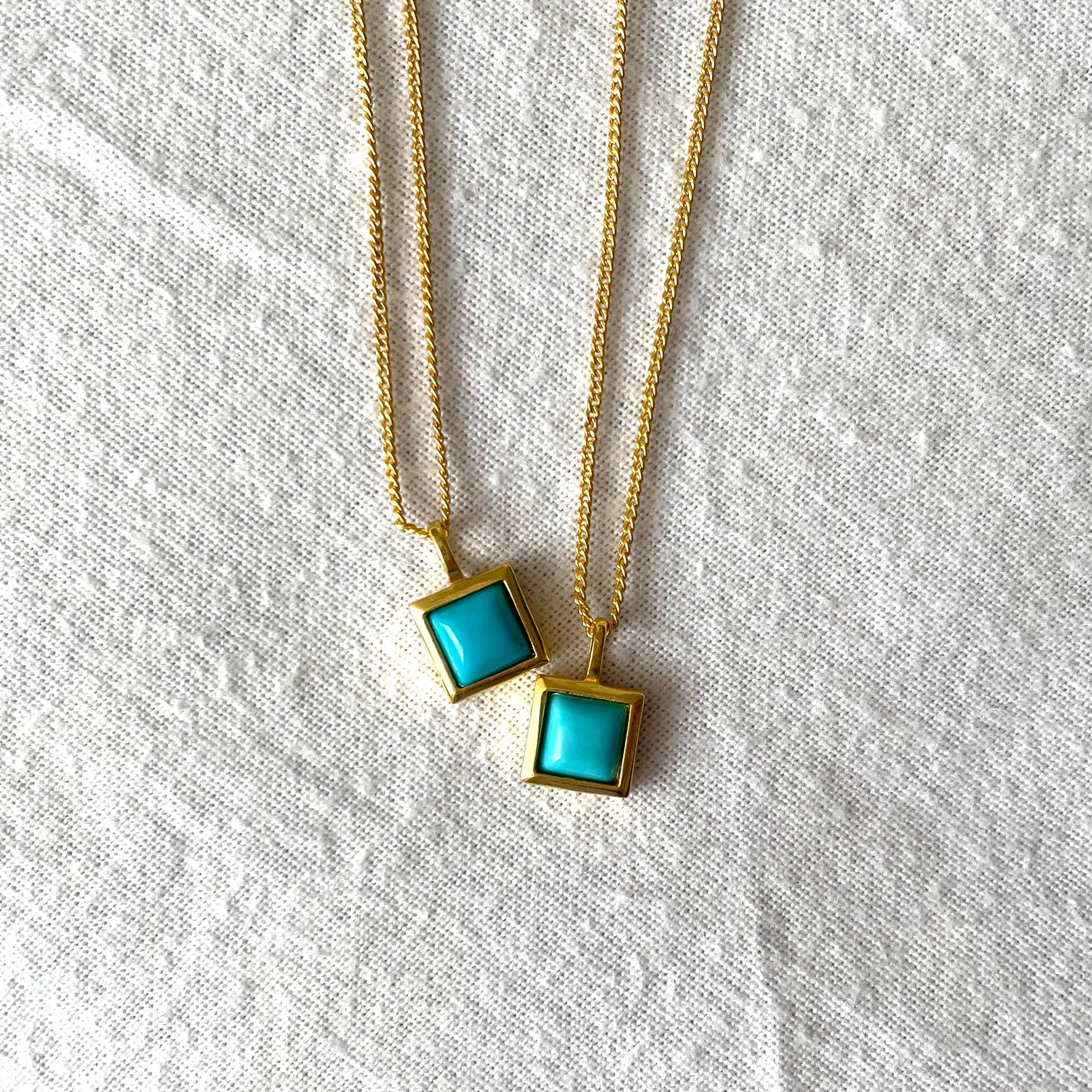 Turquoise Gold Necklace, Crystal gemstone necklace, Gold Plated on 925 Sterling Silver, handmade necklace, Turquoise necklace, Unique Gift, turquoise, gemstones, gold studs, Crystal, Christmas gift ideas, small business, london, dainty necklace